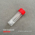 Deposito campione crioviali da 5 ml di laboratorio
